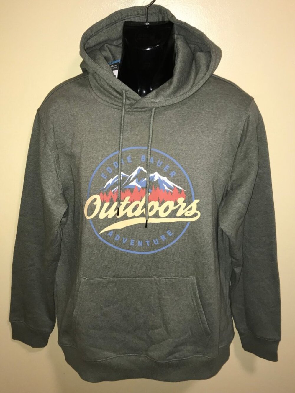 Men's Eddie Bauer Graphic Outdoor Hoodie-Size L - Picture 2 of 14